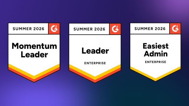 Summer 2026 Momentum Leader; Summer 2026 Leader: Enterprise; Summer 2026 Easiest Admin, Enterprise