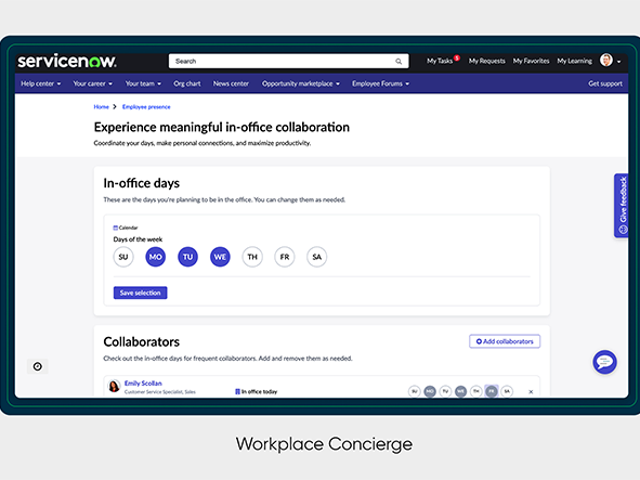 Workplace Concierge screenshot
