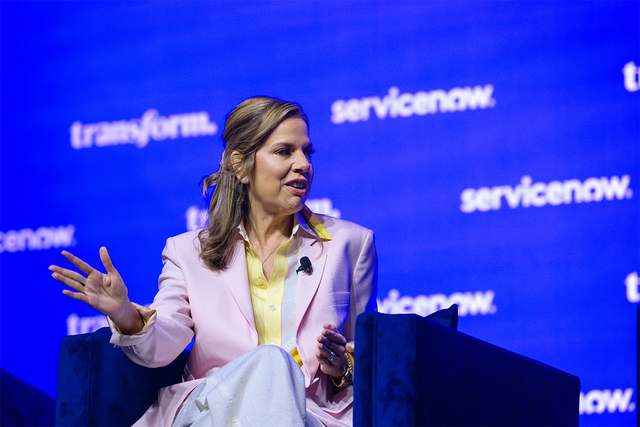ServiceNow Chief People and AI Enablement Officer Jacqui Canney speaking at Transform 2026