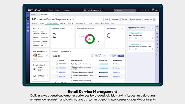 Retail Service Management: Deliver exceptional customer experiences by proactively identifying issues, accelerating self-service requests, and automating customer operation processes across departments.