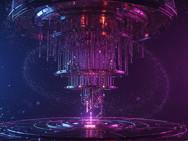 Abstract representation of quantum computing
