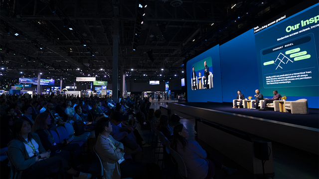 Attendees at the security and risk keynote at Knowledge 2026
