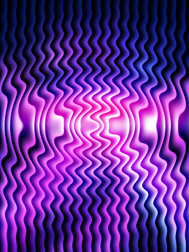 Vibrant purple and blue abstract digital pattern