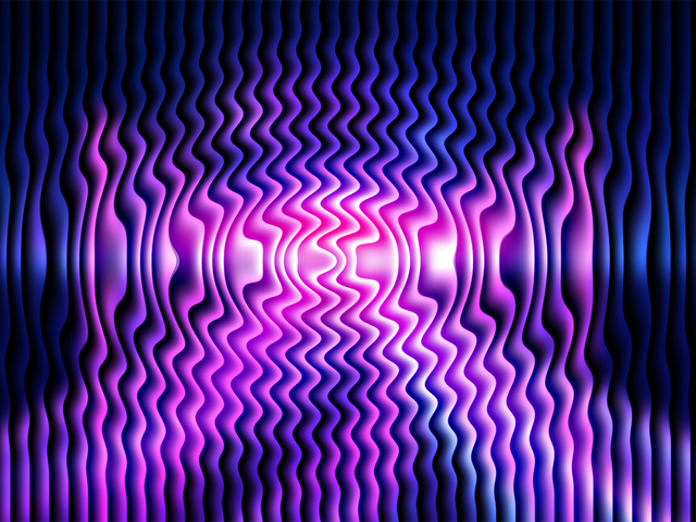 Vibrant purple and blue abstract digital pattern