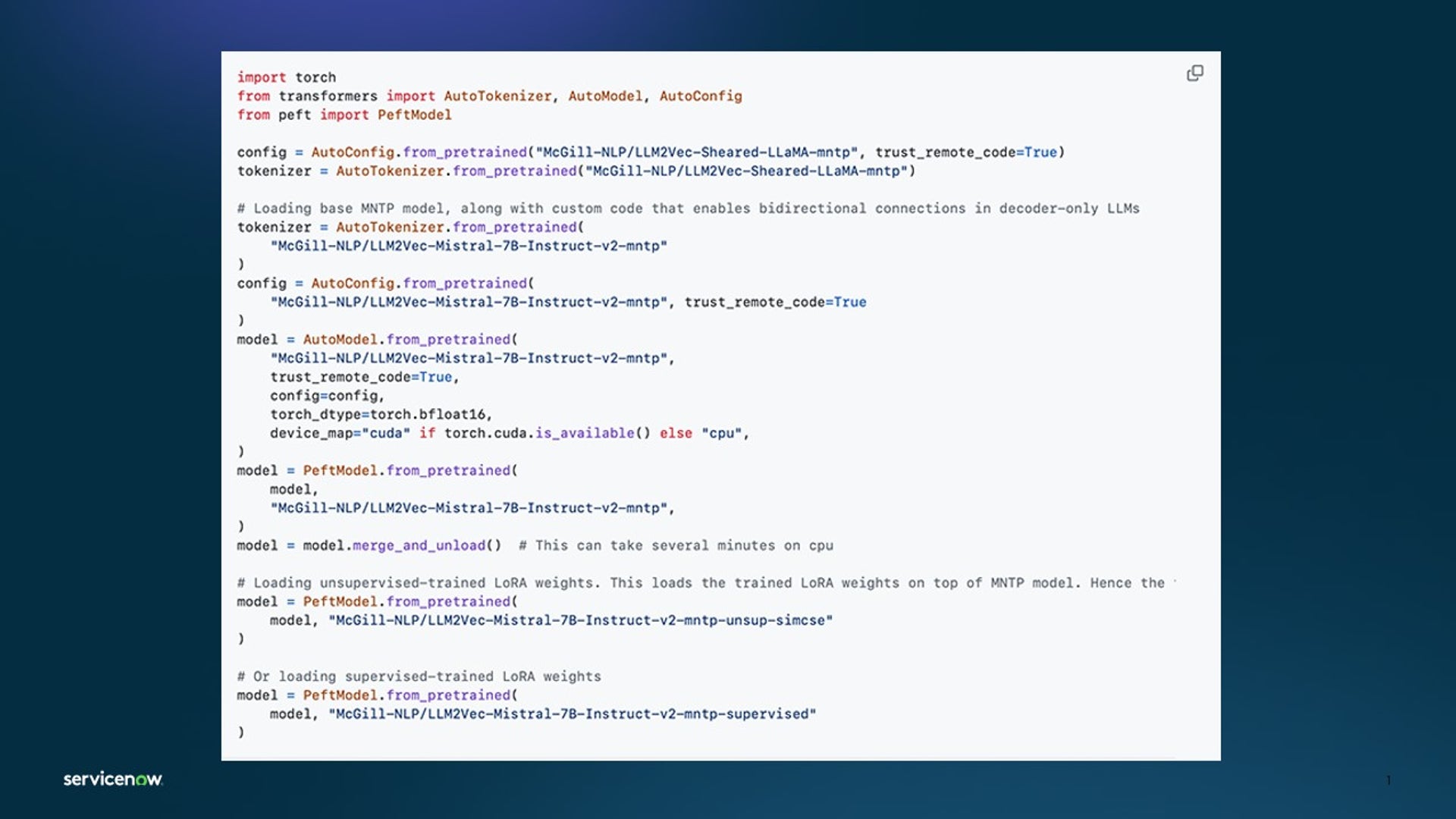 LLM2Vec Large Language Models - Workflow™