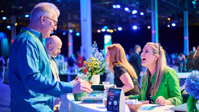 Interactions on the ServiceNow Knowledge expo floor