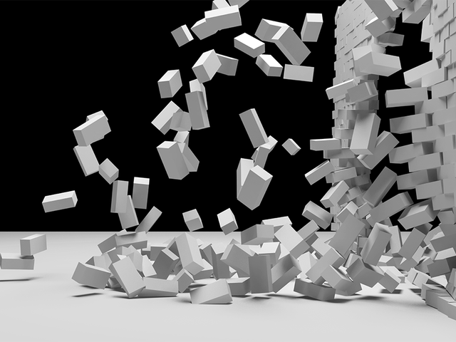 Include fragmentation image in this section.  Alt text: 3d black-and-white scene of blocks fragmentation