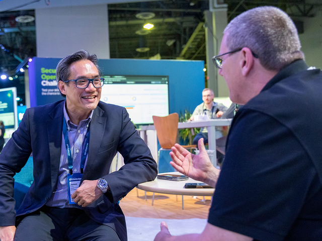 leaders are talking with each other in events