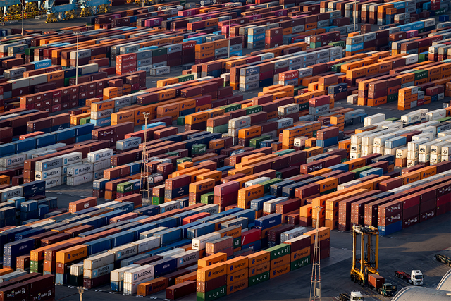 A collection of shipping containers