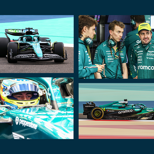 Aston Martin Aramco Formula One Team and racecar