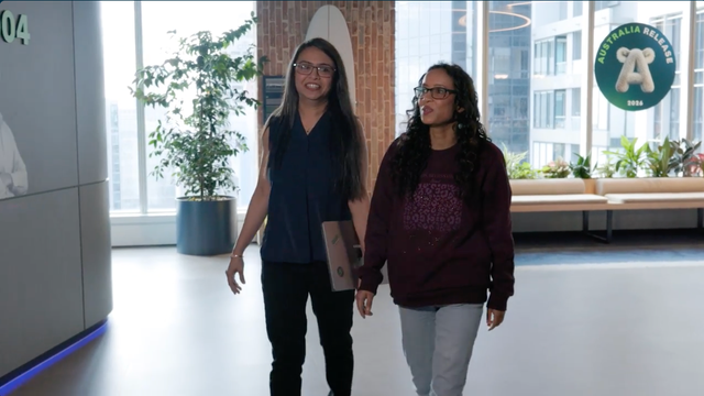 ServiceNow employees Shailja P. and Amity J.