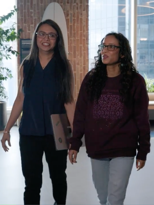 ServiceNow employees Shailja P. and Amity J.
