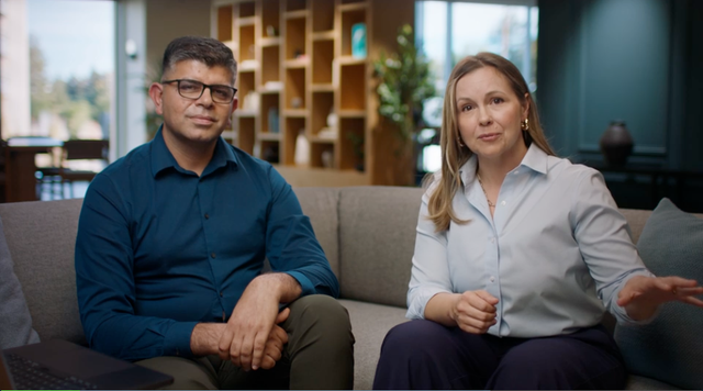 ServiceNow employees Sandeep Bhardwaj and Jessica Naake
