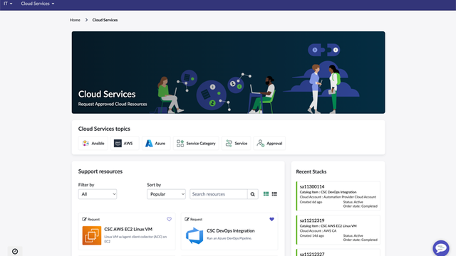 ServiceNow Cloud Accelerate screenshot