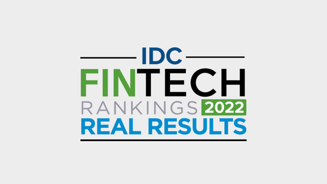 IDC FinTech Rankings 2022 Real Results