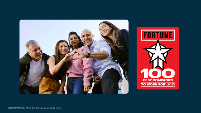 Fortune 100 Best Companies to Work For 2025: Group of ServiceNow employees