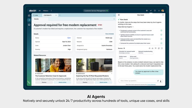 AI agents: Natively and securely unlock 24/7 productivity across hundreds of tools, unique use cases, and skills.