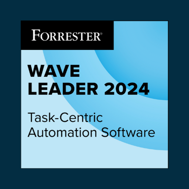Forrester Wave Leader 2024: Task-Centric Automation Software